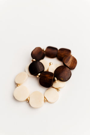 The Mable Bracelet in Cream