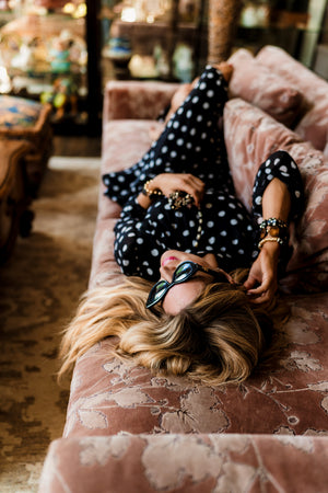 The Mable Bracelet in Polka Dot