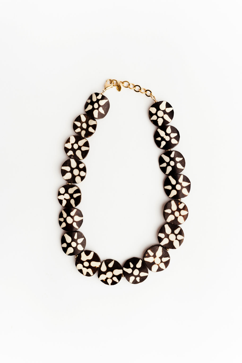 Mabel Necklace in Black and White